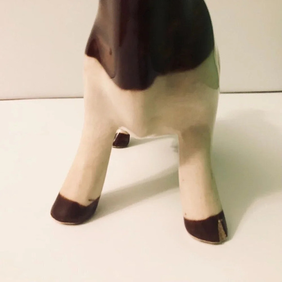 Vintage  Ceramic Cow Creamer Figurine 7 Inch Long Japan - Picture 2 of 13